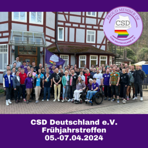 CSD Deutschland e.V. Bundestreffen 2024 und Mitgliederversammlung